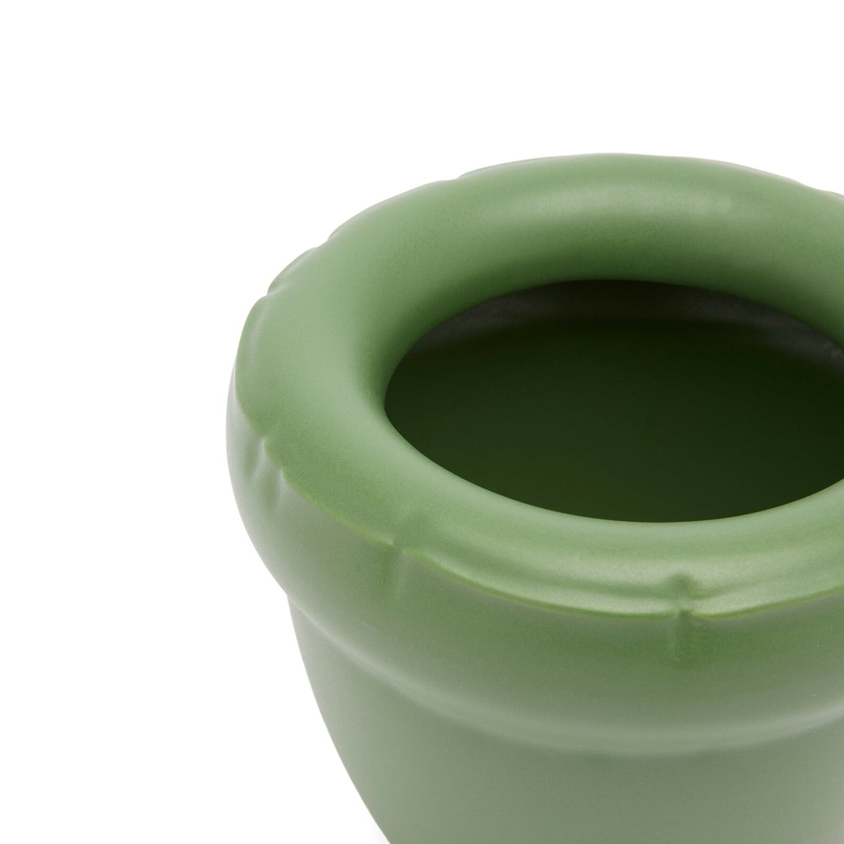 Home Studyo Louis Planter - Small in Moss Green 