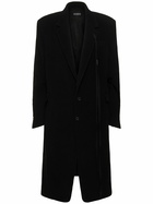 ANN DEMEULEMEESTER Tailored Wool & Cashmere Coat