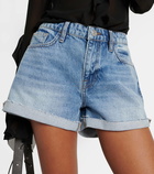 Frame Le Grand Garçon high-rise denim shorts