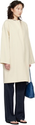 Loulou de Saison Beige Merill Cotton Gabardine Coat