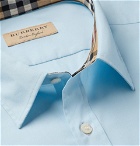 Burberry - Stretch-Cotton Poplin Shirt - Light blue