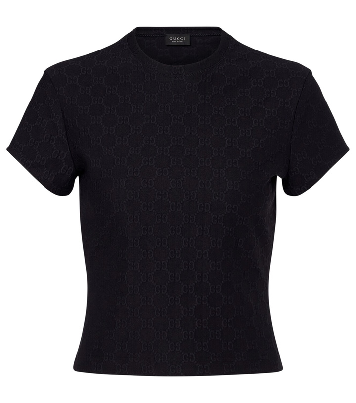 Photo: Gucci GG jersey jacquard T-shirt