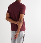 Kingsman - Cotton and Cashmere-Blend Jersey T-Shirt - Burgundy