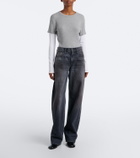 SLVRLAKE Hailey barrel-leg jeans