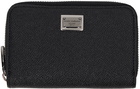 Dolce & Gabbana Black Dauphine Zip Bifold Wallet