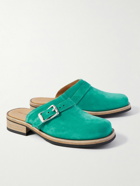 Our Legacy - Camion Suede Mules - Green