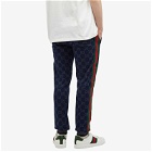 Gucci Men's GG Jersey Track Pants in Navy