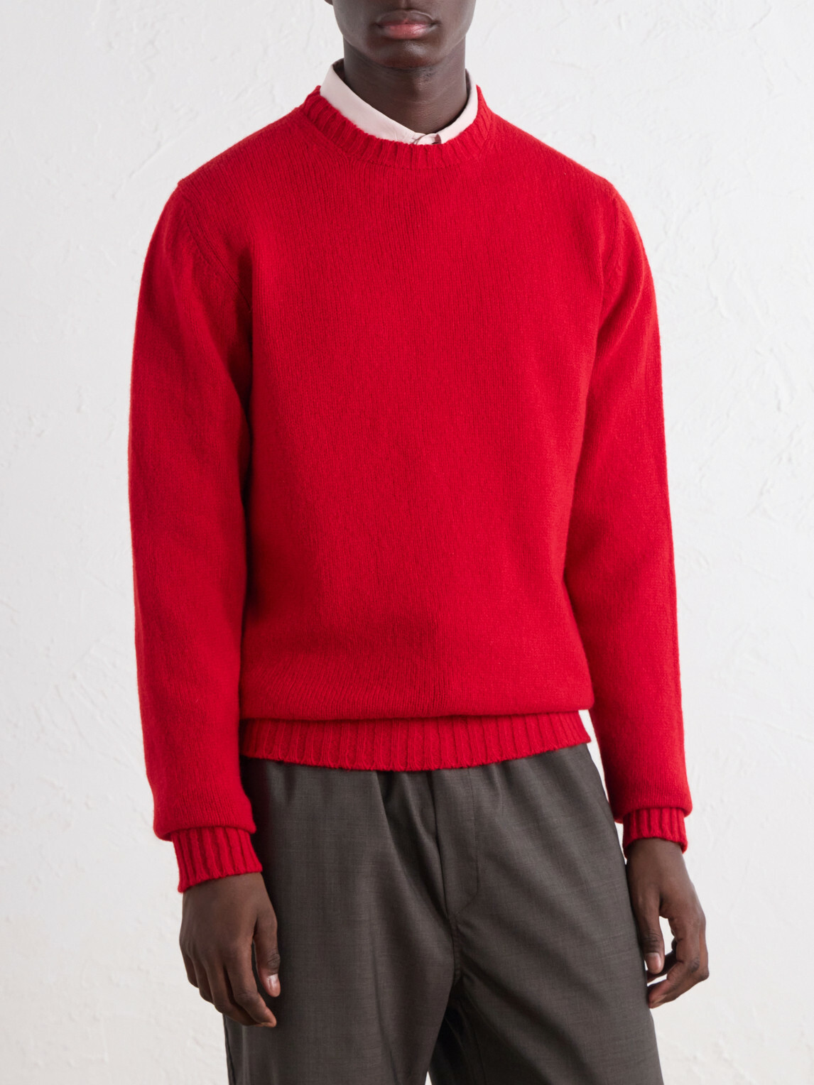 William Lockie - Virgin Wool Sweater - Red