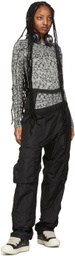 44 Label Group Black & Grey Teeth Sport Top