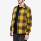 Fucking Awesome Men's Reversible Flannel Jacket in Yellow/Black