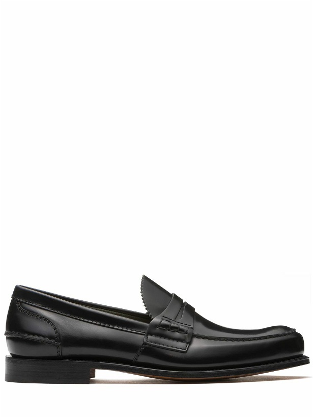 Photo: CHURCH'S - Pembrey Fume Leather Loafers