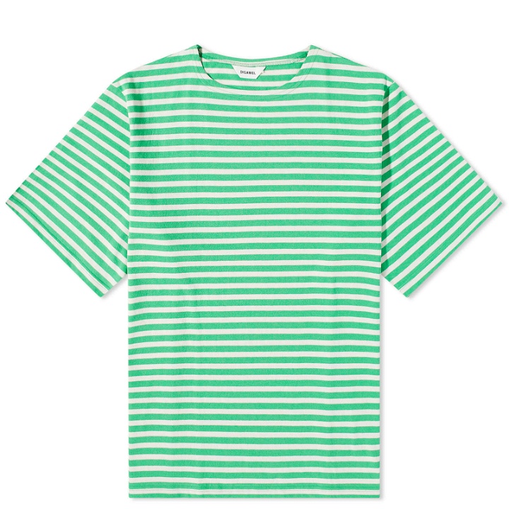 Photo: DIGAWEL Men's Stripe T-Shirt in Green