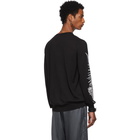 Alexander McQueen Black Embroidered Fern Sweater