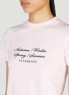VETEMENTS Four Seasons T-Shirt