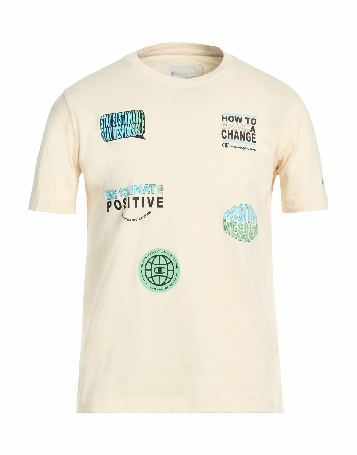 Champion Mens T-shirt Ivory