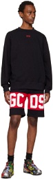 GCDS Black Basic Sweatshirt