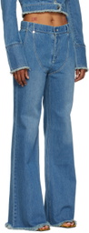 JUNEYEN Blue Faded Jeans