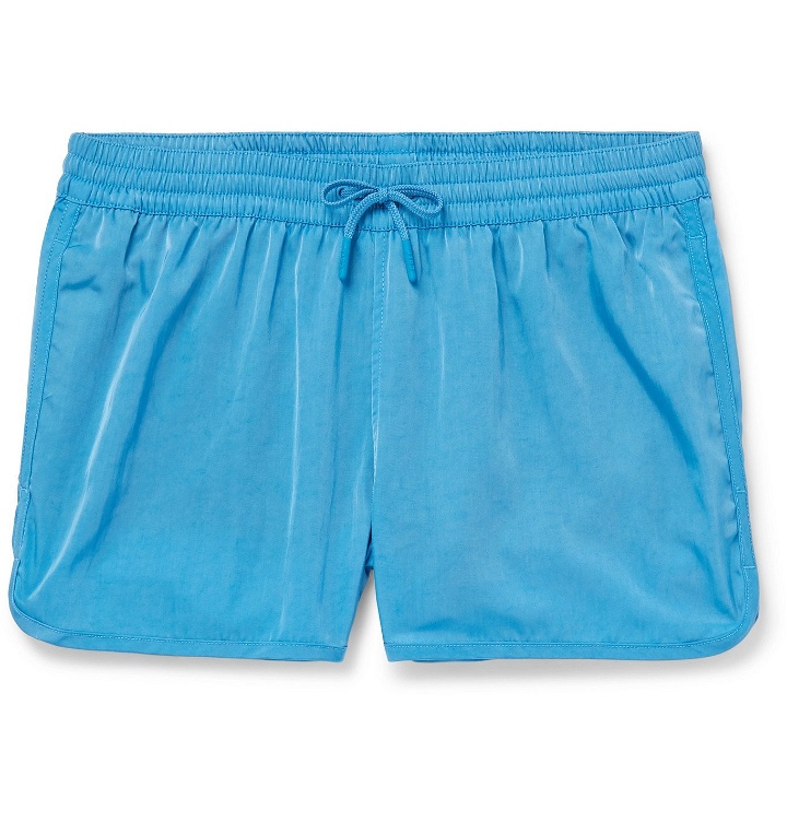 Photo: CDLP - Cuixmala Short-Length ECONYL Swim Shorts - Blue