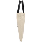 Jil Sander Off-White Medium Flat Shopper Tote