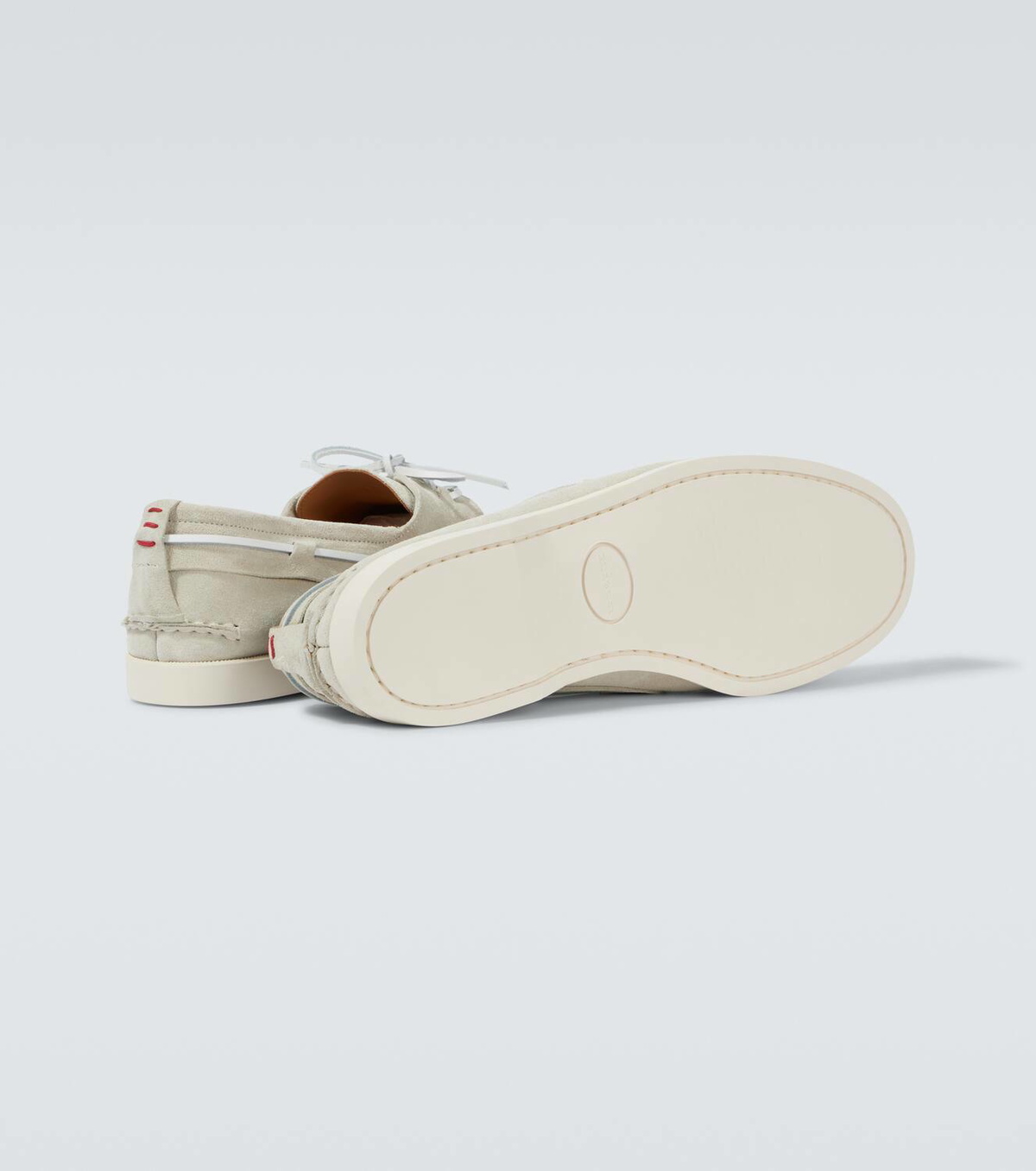 Kiton Leather boat shoes