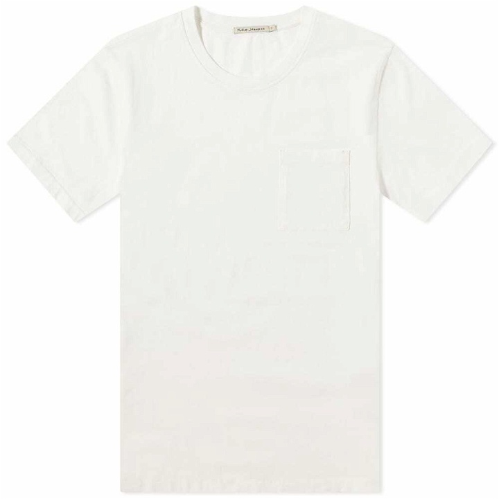 Photo: Nudie Jeans Co Men's Nudie Roy Pocket T-Shirt in Off White