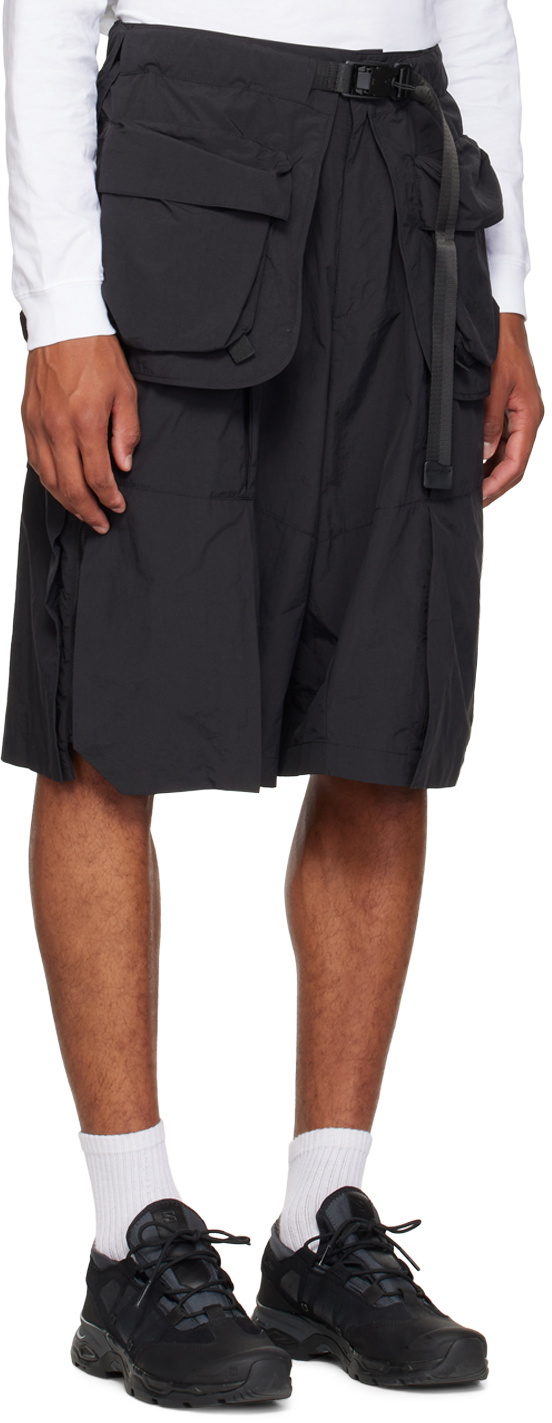 Archival Reinvent Black Ultrawide Shorts