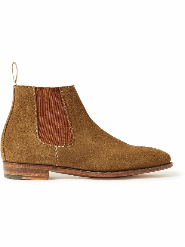 Photo: George Cleverley - Jason Suede Chelsea Boots - Neutrals