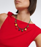 Jennifer Behr Fruita embellished charm necklace