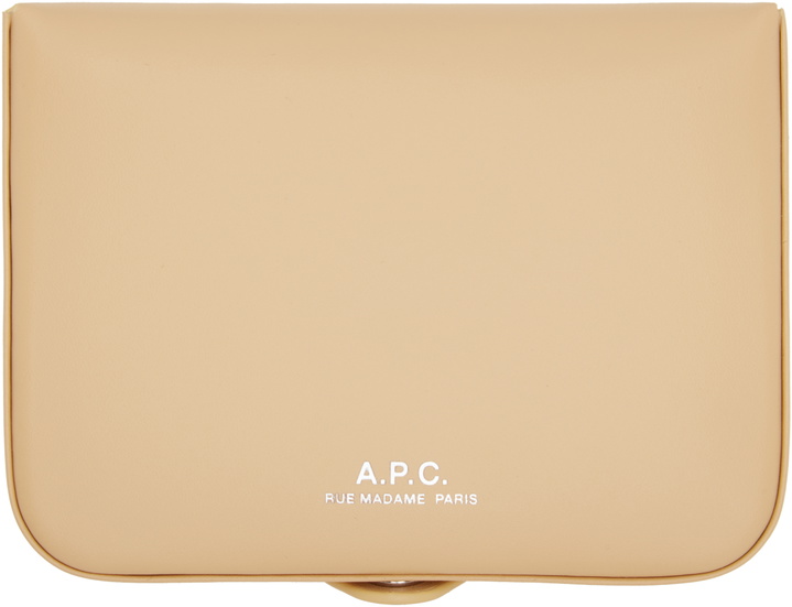 Photo: A.P.C. Beige Josh Card Holder