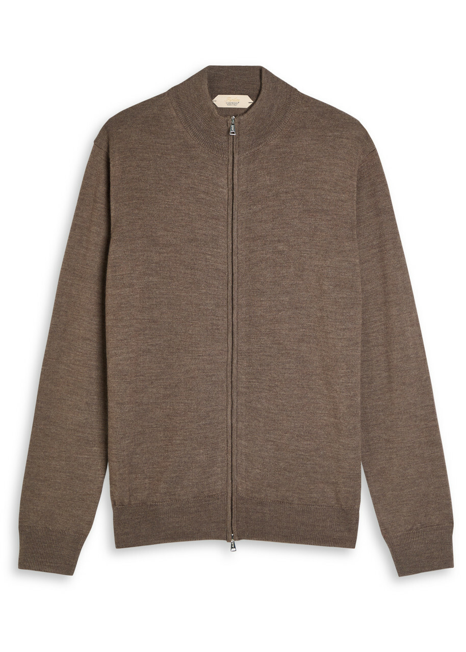Aurélien Wool Cardigan Taupe