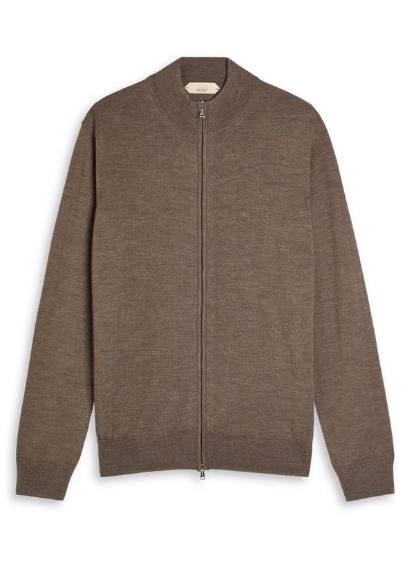 Photo: Aurélien Wool Cardigan Taupe