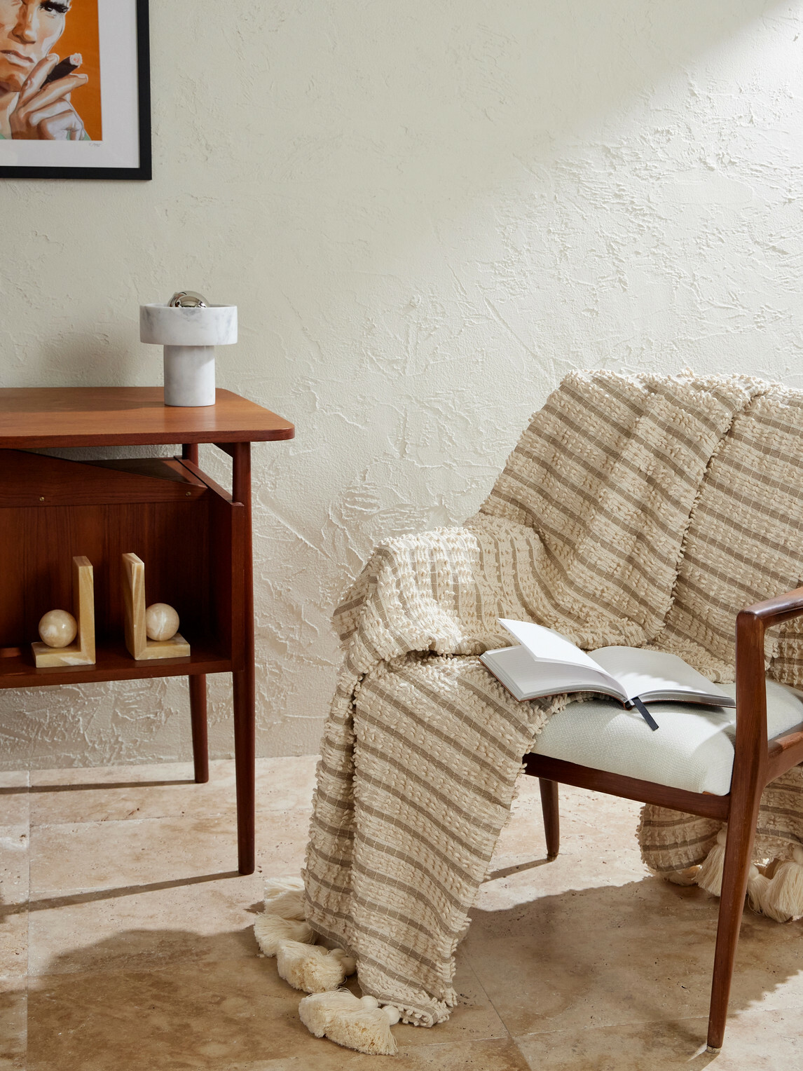 Soho Home - Cassia Tasseled Cotton Throw