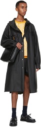 Fendi Black Coated Rain Coat