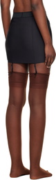 SKIMS Black SKIMS Body Garter Miniskirt