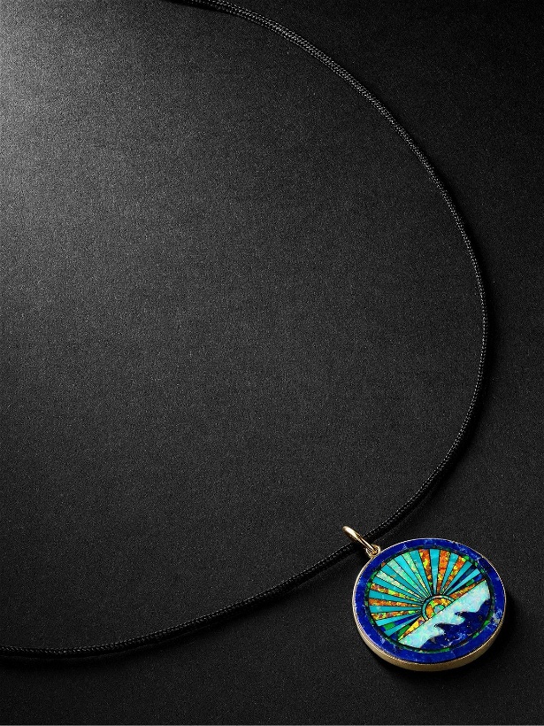 Photo: Jacquie Aiche - Gold opal, turquoise and lapis lazuli necklace