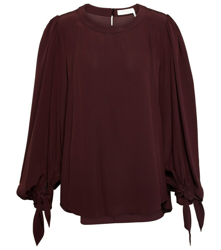 Photo: Chloé Silk crêpe de chine blouse