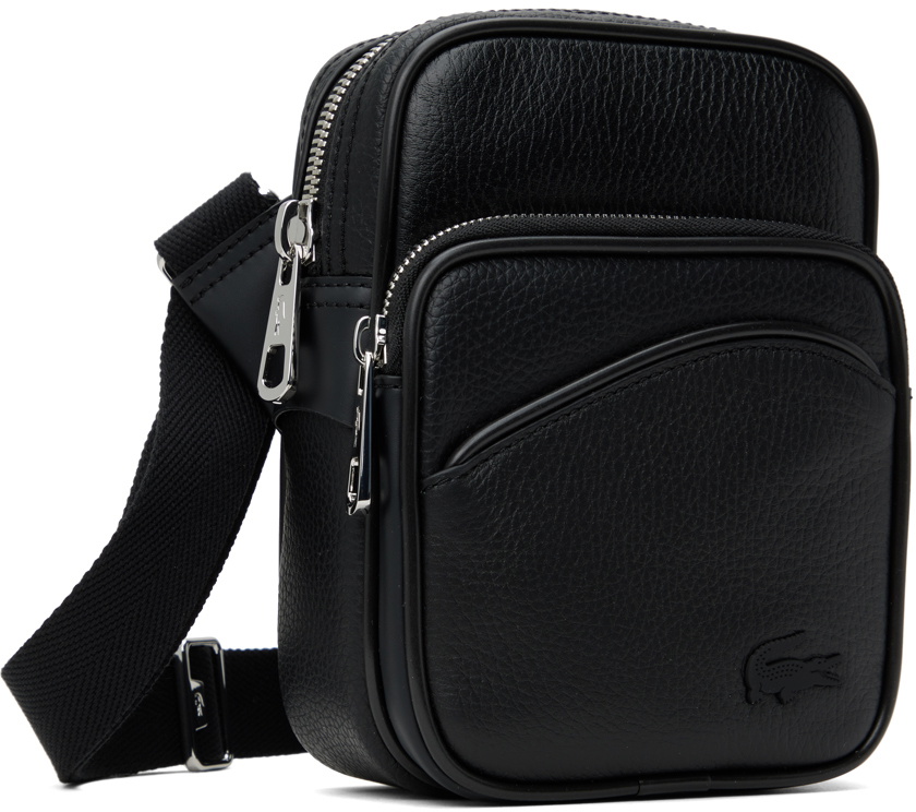 LACOSTE☆ ANGY SMALL CROSS BAG Men's Angy Grain Leather Satchel - Bags - New In 2025 | Lacoste