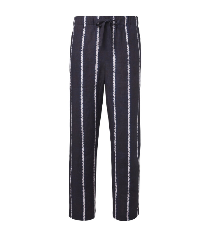 Photo: Commas Striped linen wide-leg pants
