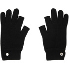Rick Owens Black Tower Touchscreen Gloves