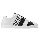 Fendi - Logo-Print Leather Sneakers - Men - White