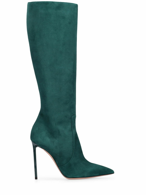 Photo: BALLY - 105mm Barbra Suede Tall Boots