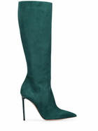 BALLY - 105mm Barbra Suede Tall Boots