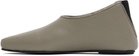 Loulou Studio Taupe Rachel Slip-on Loafers