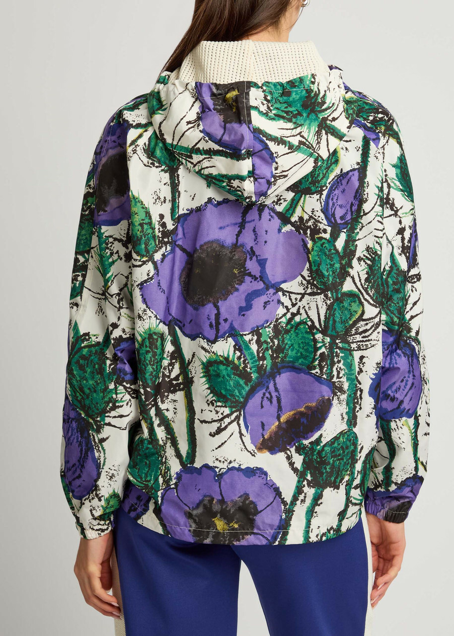 Wales Bonner Bloom Printed Hooded Shell Jacket Multicoloured 1