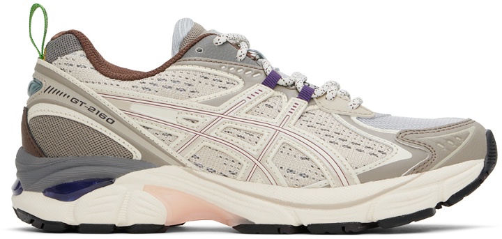 Photo: Asics Gray & Beige Wood Wood Edition GT-2160 Sneakers