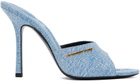 Alexander Wang Blue Lucienne Heeled Sandals