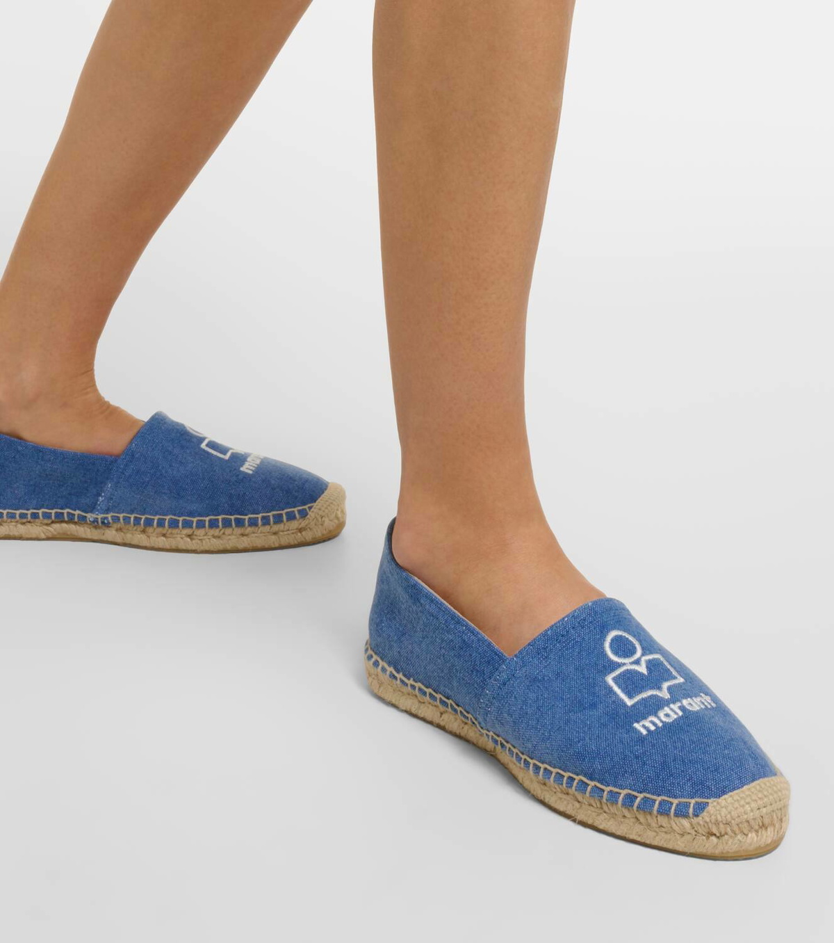 Isabel Marant Canae logo canvas espadrilles