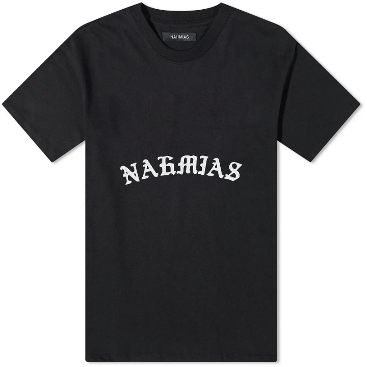 Photo: Nahmias Men's Vintage Logo T-Shirt in Black