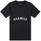 Nahmias Men's Vintage Logo T-Shirt in Black