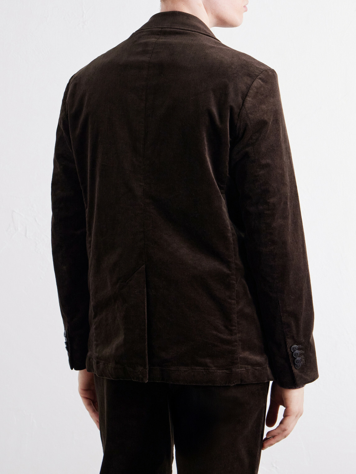 Sunspel - Cotton-Blend Corduroy Blazer - Brown